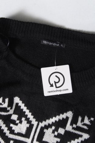 Γυναικείο πουλόβερ Terranova, Μέγεθος XL, Χρώμα Μαύρο, Τιμή 8,97 €
