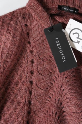 Дамски пуловер Trendyol, Размер M, Цвят Кафяв, Цена 15,66 лв.