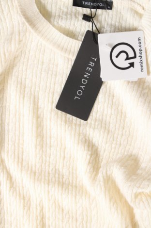 Дамски пуловер Trendyol, Размер L, Цвят Екрю, Цена 87,00 лв.