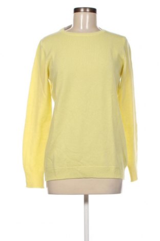 Γυναικείο πουλόβερ United Colors Of Benetton, Μέγεθος XL, Χρώμα Κίτρινο, Τιμή 44,85 €