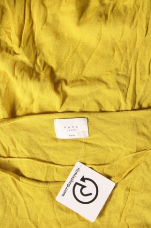 Γυναικείο πουλόβερ Yaya, Μέγεθος XL, Χρώμα Κίτρινο, Τιμή 47,00 €