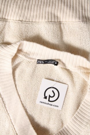 Дамски пуловер Zara, Размер S, Цвят Бежов, Цена 20,00 лв.