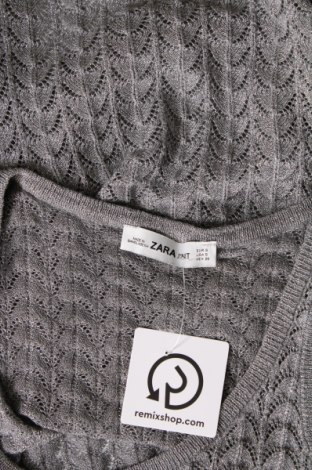 Dámsky pulóver Zara Knitwear, Veľkosť S, Farba Sivá, Cena  11,34 €