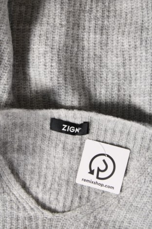 Дамски пуловер Zign, Размер L, Цвят Сив, Цена 13,05 лв.