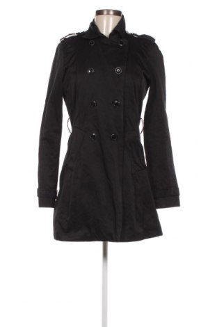 Дамски шлифер Bershka, Размер M, Цвят Черен, Цена 48,75 лв.