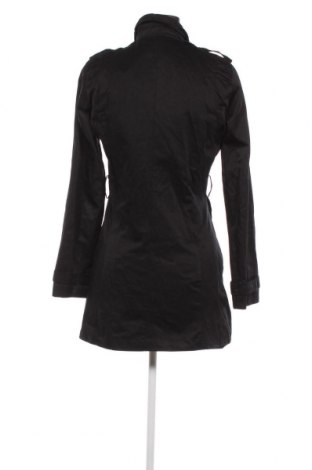 Damen Trenchcoat Bershka, Größe M, Farbe Schwarz, Preis 5,74 €