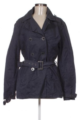Damen Trench Coat Garcia, Größe L, Farbe Blau, Preis € 52,19