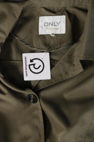 Damen Trenchcoat ONLY, Größe XS, Farbe Grün, Preis 11,75 €