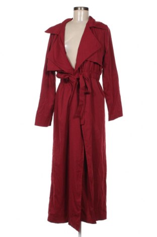 Дамски шлифер SHEIN, Размер XL, Цвят Червен, Цена 30,75 лв.