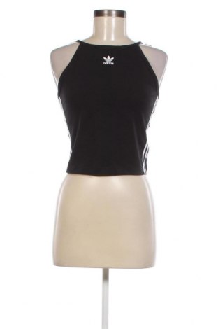 Damen Sporttop Adidas Originals, Größe M, Farbe Schwarz, Preis 37,11 €