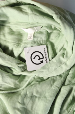 Дамски суичър H&M, Размер M, Цвят Зелен, Цена 29,00 лв.