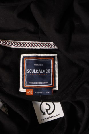 Дамски суичър Soulcal & Co, Размер M, Цвят Черен, Цена 29,00 лв.