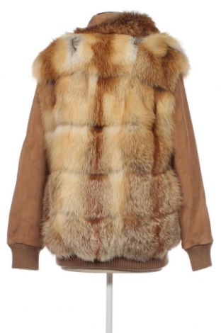 Дамско кожено палто BelAir, Размер M, Цвят Бежов, Цена 1 018,15 лв.