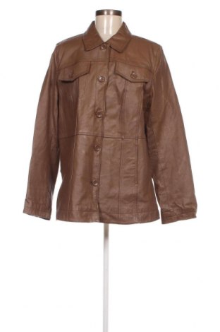 Dámska kožená bunda , Veľkosť L, Farba Hnedá, Cena  24,98 €