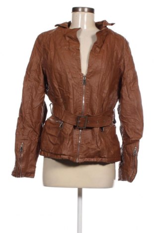 Damen Lederjacke, Größe XL, Farbe Braun, Preis 34,10 €