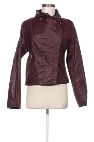 Damen Lederjacke, Größe M, Farbe Rot, Preis 24,89 €