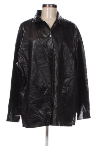 Γυναικείο δερμάτινο μπουφάν, Μέγεθος XL, Χρώμα Μαύρο, Τιμή 7,58 €