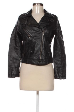 Damen Lederjacke, Größe M, Farbe Schwarz, Preis 30,69 €