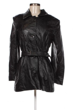 Γυναικείο δερμάτινο μπουφάν, Μέγεθος XL, Χρώμα Μαύρο, Τιμή 18,53 €
