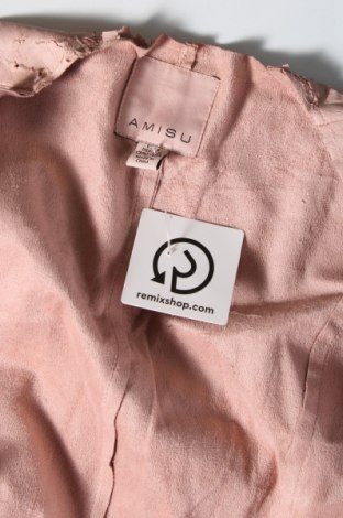 Dámska kožená bunda  Amisu, Veľkosť M, Farba Ružová, Cena  6,95 €
