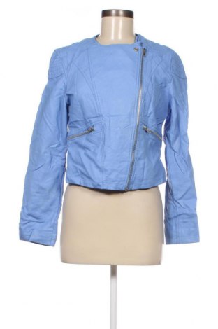 Γυναικείο δερμάτινο μπουφάν Atmosphere, Μέγεθος M, Χρώμα Μπλέ, Τιμή 25,76 €