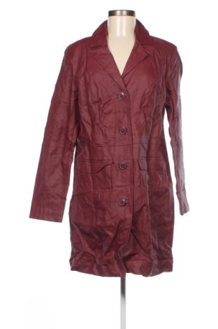 Γυναικείο δερμάτινο μπουφάν Bpc Bonprix Collection, Μέγεθος L, Χρώμα Κόκκινο, Τιμή 20,61 €