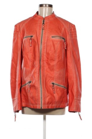 Dámska kožená bunda  Canda, Veľkosť XL, Farba Oranžová, Cena  25,00 €