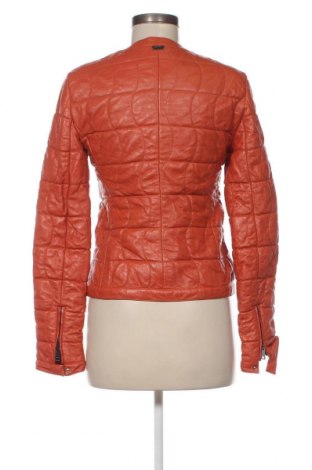 Γυναικείο δερμάτινο μπουφάν Caractere, Μέγεθος XS, Χρώμα Πορτοκαλί, Τιμή 99,59 €