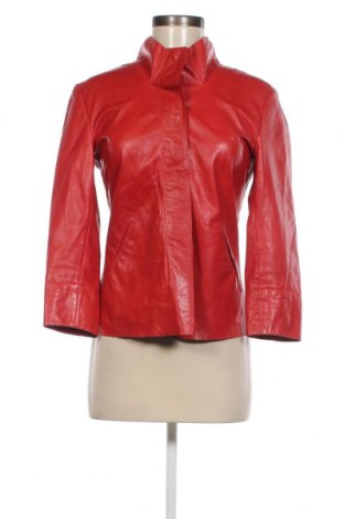 Γυναικείο δερμάτινο μπουφάν Cigno Nero, Μέγεθος S, Χρώμα Κόκκινο, Τιμή 142,89 €