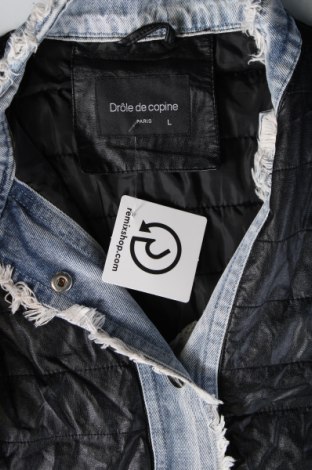 Dámska kožená bunda  Drole De Copine, Veľkosť L, Farba Viacfarebná, Cena  12,50 €