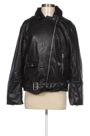 Γυναικείο δερμάτινο μπουφάν H&M Divided, Μέγεθος M, Χρώμα Μαύρο, Τιμή 24,25 €