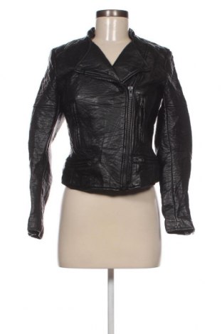 Γυναικείο δερμάτινο μπουφάν H&M Divided, Μέγεθος M, Χρώμα Μαύρο, Τιμή 21,22 €