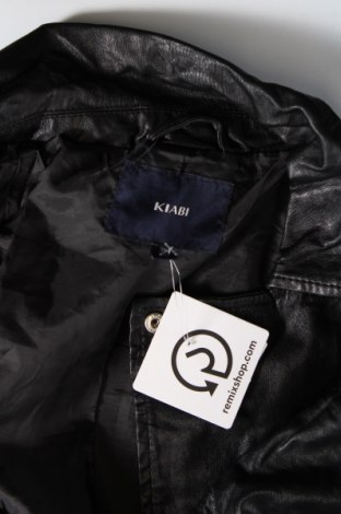 Γυναικείο δερμάτινο μπουφάν Kiabi, Μέγεθος M, Χρώμα Μαύρο, Τιμή 24,55 €