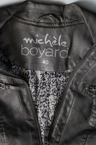 Damen Lederjacke Michele Boyard, Größe M, Farbe Grau, Preis 34,10 €