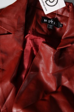 Damen Lederjacke Motel, Größe S, Farbe Rot, Preis € 8,91