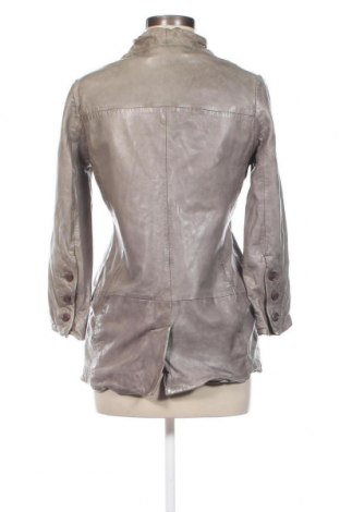 Damen Lederjacke Muubaa, Größe M, Farbe Grau, Preis 56,06 €