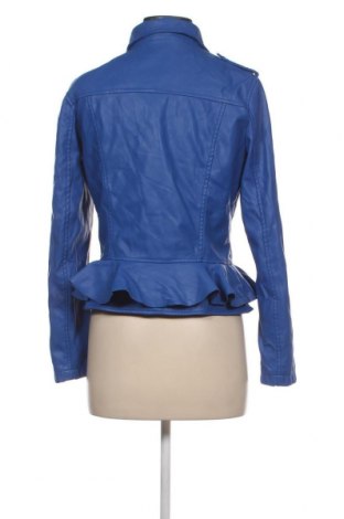 Γυναικείο δερμάτινο μπουφάν Orice Style, Μέγεθος M, Χρώμα Μπλέ, Τιμή 26,60 €