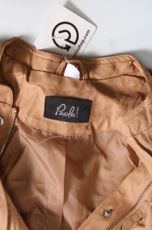 Dámska kožená bunda  Paola, Veľkosť XL, Farba Béžová, Cena  5,83 €