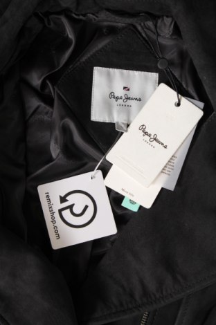 Γυναικείο δερμάτινο μπουφάν Pepe Jeans, Μέγεθος M, Χρώμα Μαύρο, Τιμή 206,65 €