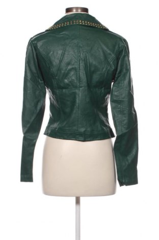 Γυναικείο δερμάτινο μπουφάν Rinascimento, Μέγεθος M, Χρώμα Πράσινο, Τιμή 74,69 €