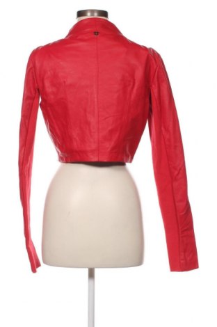 Γυναικείο δερμάτινο μπουφάν TWINSET, Μέγεθος L, Χρώμα Κόκκινο, Τιμή 333,51 €