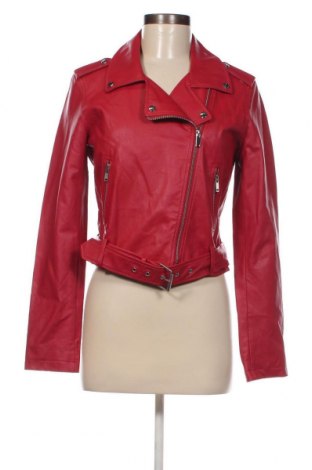 Γυναικείο δερμάτινο μπουφάν Tally Weijl, Μέγεθος M, Χρώμα Κόκκινο, Τιμή 26,47 €