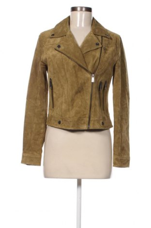 Dámska kožená bunda  Vero Moda, Veľkosť M, Farba Zelená, Cena  19,80 €