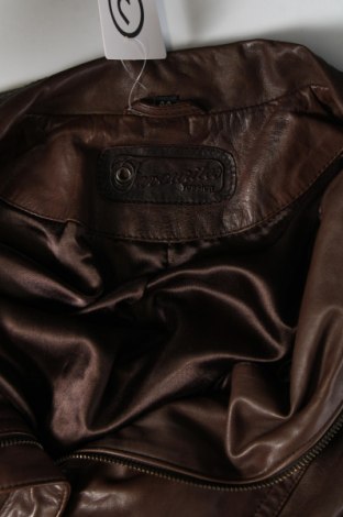 Дамско кожено яке Yessica, Размер XL, Цвят Кафяв, Цена 40,67 лв.