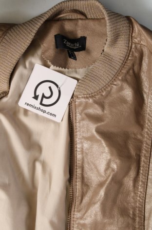 Dámska kožená bunda  Zaatxchi, Veľkosť M, Farba Béžová, Cena  20,05 €