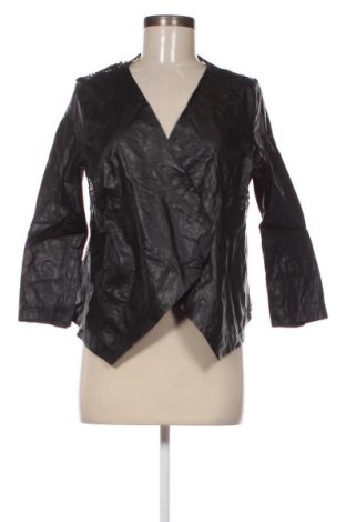 Дамско кожено яке Zara, Размер L, Цвят Черен, Цена 18,85 лв.