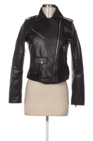 Damen Lederjacke Zara, Größe S, Farbe Schwarz, Preis 18,16 €