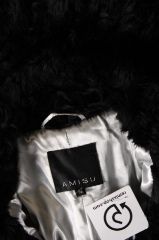 Дамско палто Amisu, Размер S, Цвят Черен, Цена 15,36 лв.