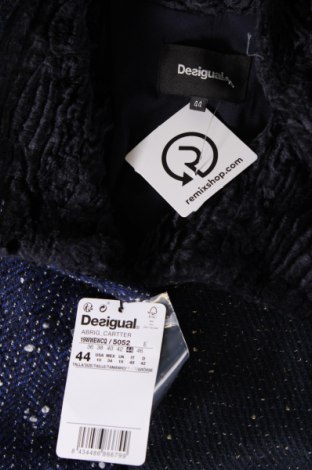 Γυναικείο παλτό Desigual, Μέγεθος XL, Χρώμα Μπλέ, Τιμή 107,99 €