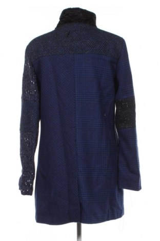 Γυναικείο παλτό Desigual, Μέγεθος XL, Χρώμα Μπλέ, Τιμή 140,39 €